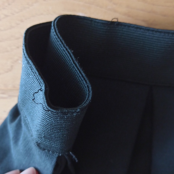 3.1 Philip Lim Black Pleated Wool Mini Skirt - Picture 6 of 10